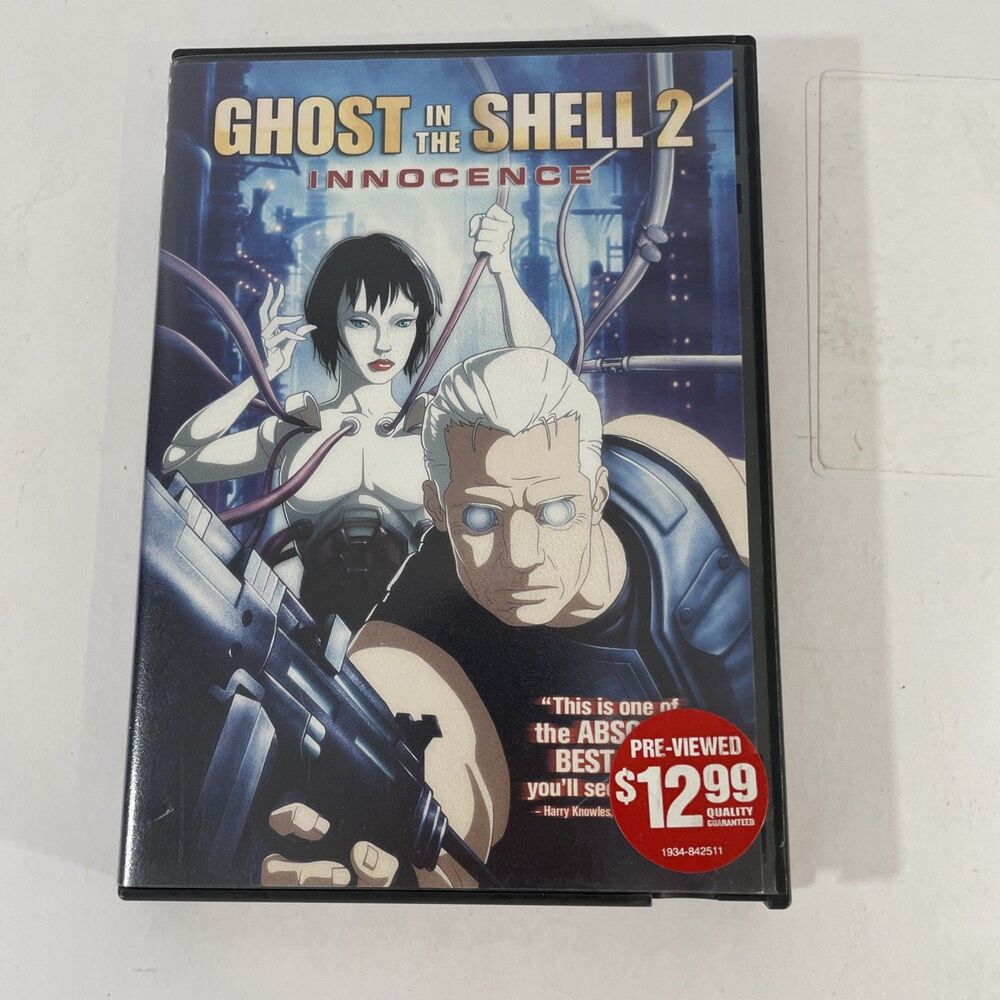 Ghost in the Shell 2: Innocence (DVD, 2004) Blockbuster Case